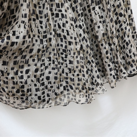 Jones NYC set of skirt and top abstract geometric print plus size 22W silk - Picture 12 of 13